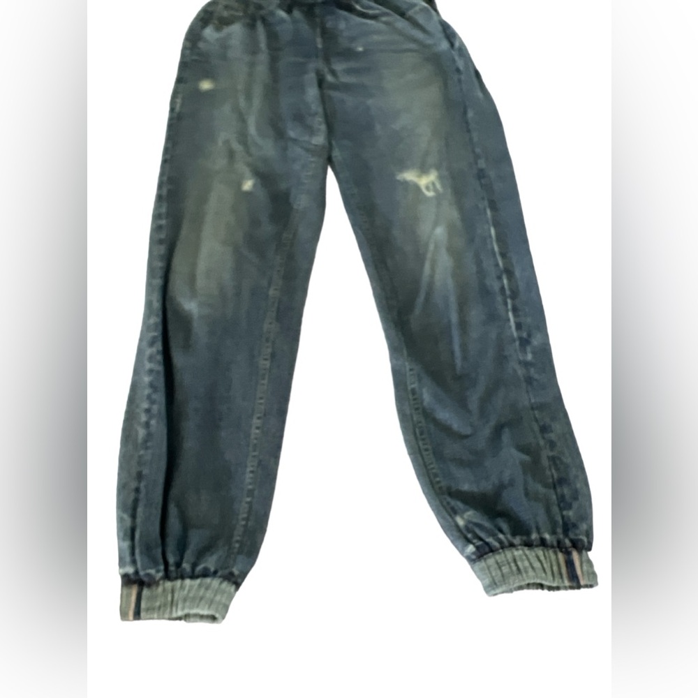 rag & bone Light Blue Washed Denim Jogger Jeans - Picture 3 of 13